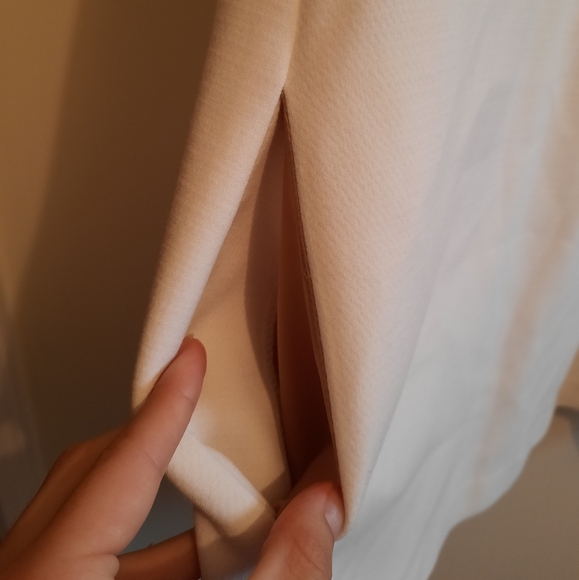 Self-portrait Military Cape Mini Dress in White - Picture 6 of 13